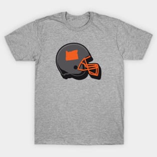 Oregon State Outline Football Helmet T-Shirt